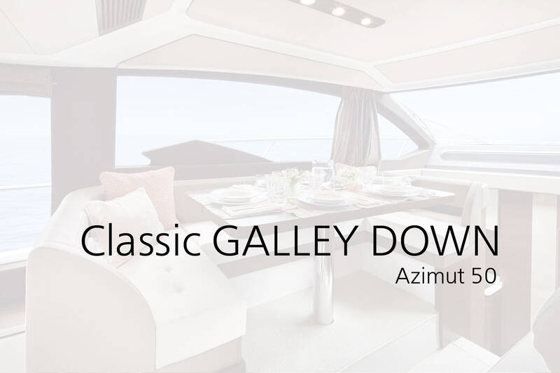 Планировка главной палубы Galley Down - Кухня на нижней палубе. Версия 2017