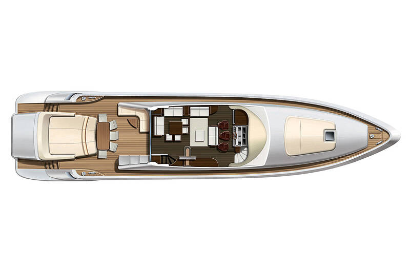 Главная палуба Azimut 86S