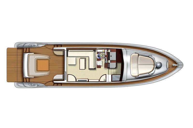 Главная палуба Azimut 62S Italia